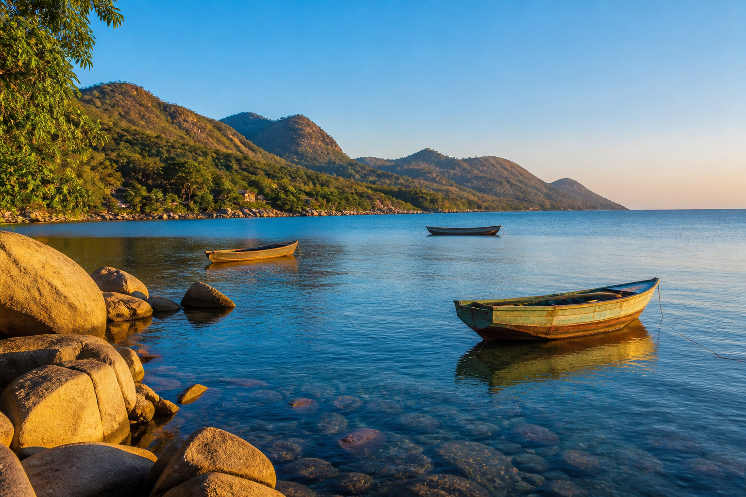 About Us 3 Lake Malawi at sunset