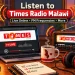 How to Listen to Times Radio Malawi: Live Online, FM Frequencies and More 5 Pixel art cover: Listen to Times Radio Malawi, with a phone, laptop and FM radio showing the Times Radio logo